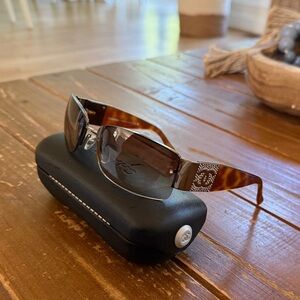 Chanel Vintage Crystal CC Sunglasses 4117-B Tortoise